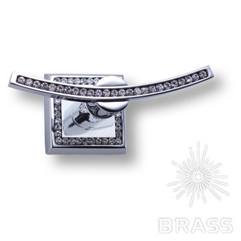 3506-2-75-005 Латунь с кристаллами Swarovski, глянцевый хром